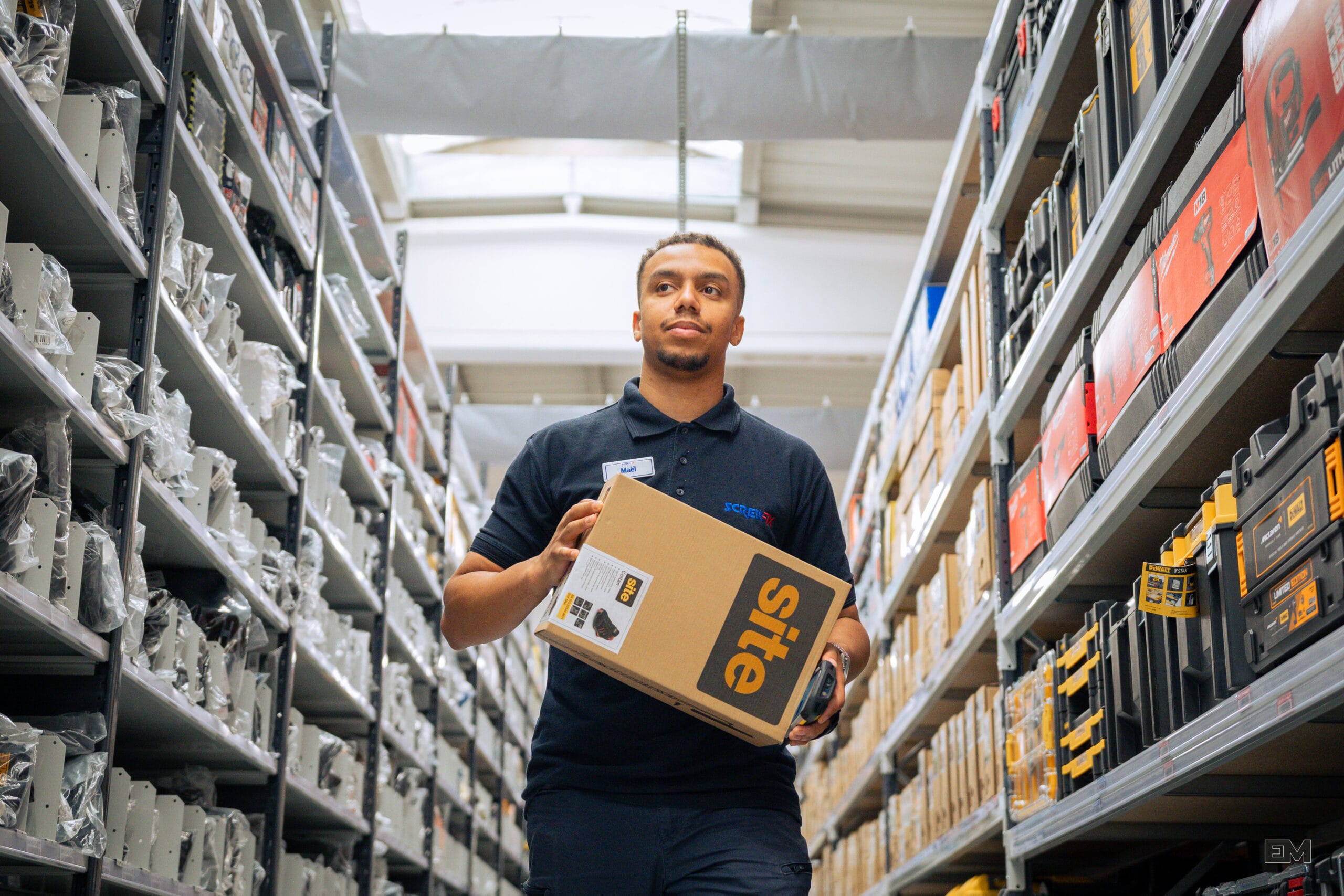 Photo corporate avec outillage professionnel pour une entreprise à Lille